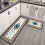 Evil Eye Kitchen Rugs Set of 2 Boho White Non-Slip 1