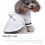 White Dog Bathrobe Comfortable Wearable 1 Piece 2