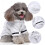 White Dog Bathrobe Comfortable Wearable 1 Piece 5