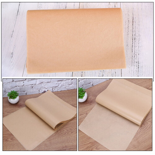 Non-Stick Parchment Paper Light Yellow 100 Sheets 15.7 x 1