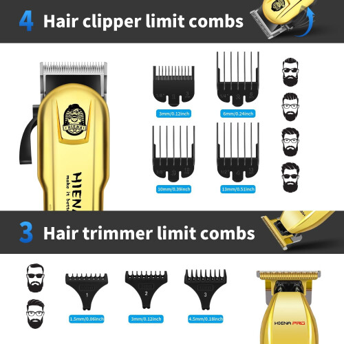 Cordless Hair Clippers for Men with LED Display 1