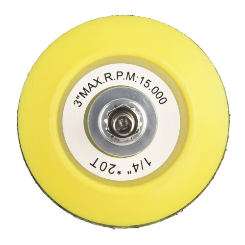 75mm Polishing Sanding Disc Backing Pad Hook and Loop 1