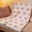 Pink Bow Flannel Throw Blanket 30x40 inch 6