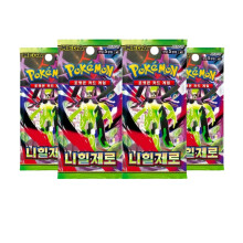 Pokemon Cards Perfect Order, Korean Nihil Zero - Booster Bundle including 4 Pokemon Booster Packs - TCYM Product
