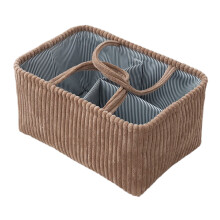 Portable Diaper Storage Bag with Multiple Compartments 1