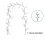 AuroraX White Christmas Garland Berry Decor 5.7 Ft 3