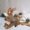 POPETPOP Christmas Deer Ornament Brown Grass Woven Desktop 6