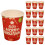 Christmas Paper Cups for Hot Cold Drinks 16 Pack 1