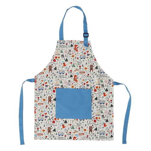 Kids Chef Apron Cotton Adjustable Cooking Baking Painting