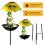 Solar Turtle Garden Light with Bird Feeder 2