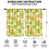Pumpkin Pattern Kitchen Curtains Set of 2 Tier 42x63in 2