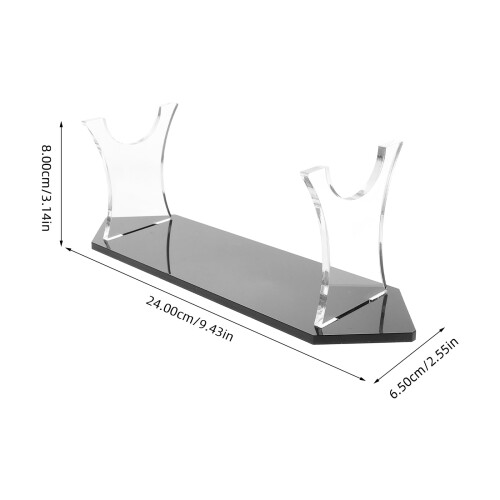 Acrylic Sword Display Stand with Light Effect Desk Mount 1