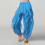 Light Blue Chiffon Sequin Pants for Kids Age 11, Elastic 5