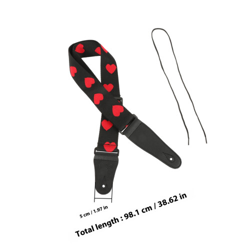 Guitar Strap Nylon PU Material 1 Set 1