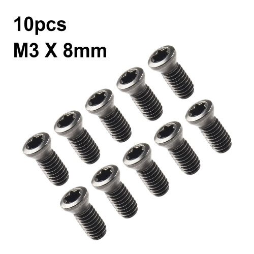 Torx Screws for CNC Lathe Carbide Blade Replacement M2 to M5