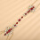 Boho Rhinestone Chest Chain for Women Red 3