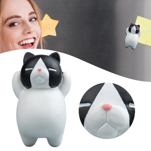 3D Cat Fridge Magnet Cartoon Style 1 Piece 2