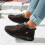 Women's Winter Snow Boots Brown Size 7 2
