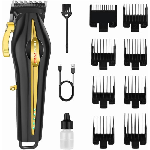 Hair Clipper for Men Adjustable Blade Cordless USB-C 8