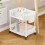 Karymi Multi-functional Pulley Storage Rack with Hooks 1pc 1