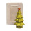 Ceramic Christmas Tree Ornament Green Mini House 7.01x3.03 2