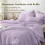 Lavender Twin Comforter Set Microfiber 2-Piece 3