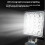 LED Work Light with USB Output Foldable ABS Housing for 6
