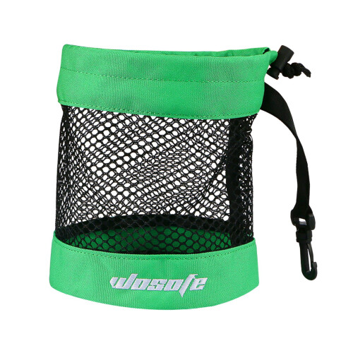 Golf Ball Pouch Mesh Lightweight Green Medium 2