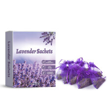 Dried Lavender Sachets Fresh Fragrance 10 Pack 0.14 lb