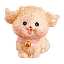 Mini Dog Figurines Resin Puppy Cake Topper Set of 6