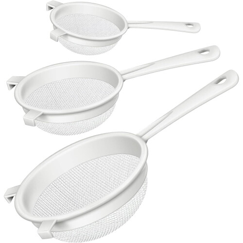 Nylon Mesh Strainer Set 3 pcs 3 in 5 in 7 in