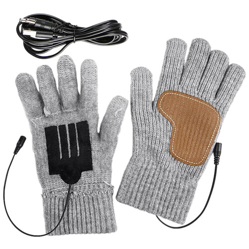 Heated Thermal Gloves Rechargeable 5V USB Touchscreen