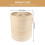 LEORX Reusable Yellow Bamboo Steamer with Lid 2