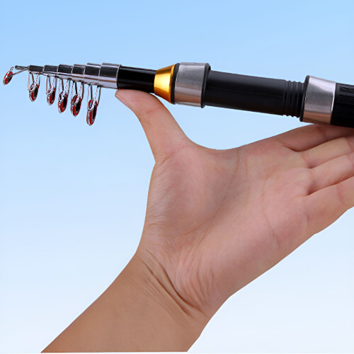 Fishing Rod Sea Telescopic Spinning 1 Piece 2