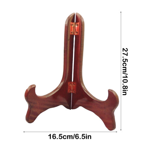 Wooden Cake Stand Redwood Solid Wood 1 Piece 2