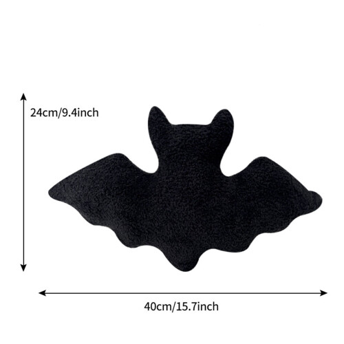 Halloween Throw Pillows Bat Pumpkin Ghost Bear Plush 2