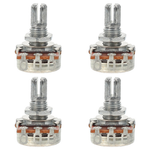 Guitar Potentiometer 500k Short Split Shaft 4 pcs