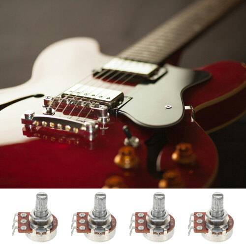 Guitar Potentiometer 500k Short Split Shaft 4 pcs 2