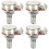 Guitar Potentiometer 500k Short Split Shaft 4 pcs 4
