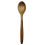 Vintage Wooden Soup Spoon with Curved Handle 1