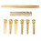 Guitar Brass Bridge Pins Saddle Nut Replacement 6PCS 1