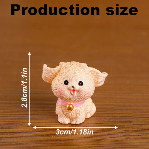 Mini Dog Figurine Resin Cake Topper 1 Pc 1
