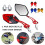 Universal Motorcycle Rearview Mirrors Set 2PCS 8mm/10mm 3