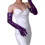 Flexible Long Gloves Glossy Faux Leather Multiple Colors 1