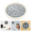 Unbranded Silent Wall Clock Battery Operated Grey 3