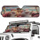Foldable Windshield Sun Shade for Jeep Wrangler TJ JK JKU 2