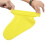 Waterproof Silicone Shoe Covers Yellow Reusable 5