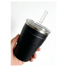 340ml Ice Cup Car Cup 304 Stainless Steel Water Cups Large Capacity Beer Cup Insulated Cooling Vacuum Flask
