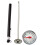 LEORX Instant Read Food Thermometer Black 1 Pack 5