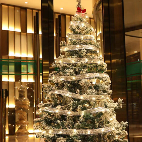 Christmas LED Ribbon Light String 300cm Silver